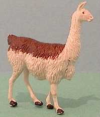 plastic llama figurine