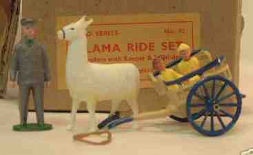 Toy llama cart
