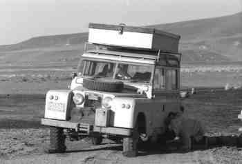Land rover with suspension problem