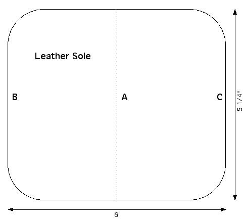 llama boot sole pattern