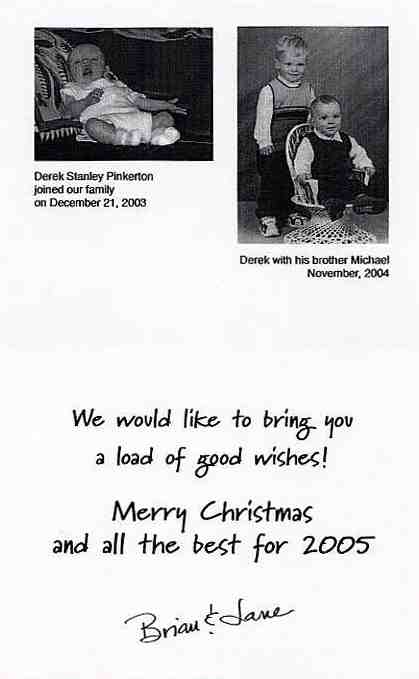 2004 Christmas card